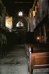 View of the Interior of the Church of Saints Sergius and Bacchus (Abu Serga)